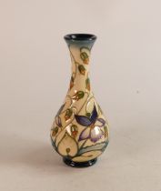 Moorcroft vase decorated in the sweet Thief design. Numbered edition, dated 19/2/01, signed Rachel