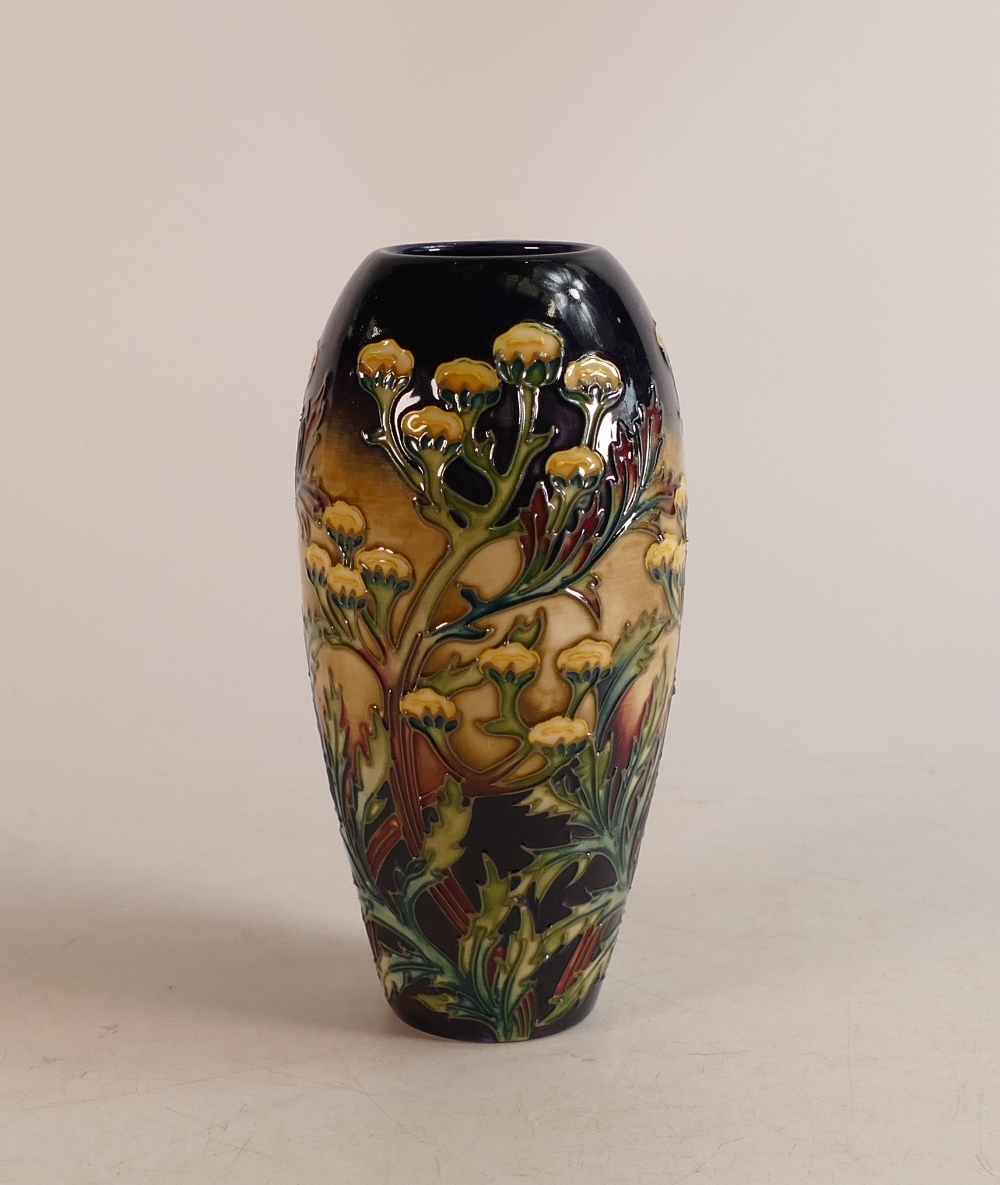 Moorcroft Tansey pattern vase, dated '99. Height19cm