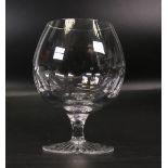 Six Quality Cut Glass Crystal Hi Ball Brandy Glasses.