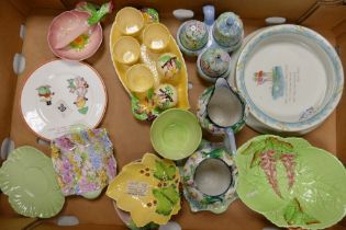 A mixed collection of items to include Carltonware pin dishes, Carltonware Australian pattern