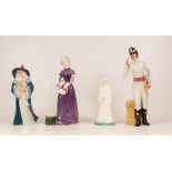 Four Royal Doulton Character Figures to include Good Day Sir HN2896, Morning Ma'am HN2895, Gandalf