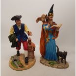 Royal Doulton resin character sculptures - Gulliver & The Wizard (2).