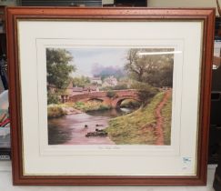 A collection of 4 framed prints including a limited edition print by J Cooper Blakeley, size of