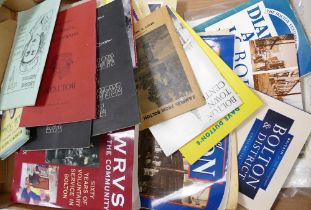 A collection of Bolton theme reference books & magazines