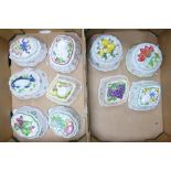 A collection of Franklin Mint Decorative Le Cordon Bleu Jelly Mould Wall Plaques(2 trays)