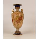 Carlton Ware Nasturtium vase (reglued to top rim) height 23cm