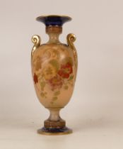 Carlton Ware Nasturtium vase (reglued to top rim) height 23cm