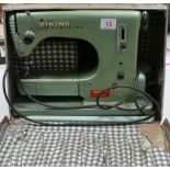 Cased Vintage HUSQVARNA VIKING sewing machine