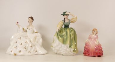Royal Doulton Lady Figures to include My Love Hn2339, Rose Hn1368 & Buttercup Hn2309(3)
