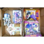 A mixed collection of items to include Bluebird branded Walt Disney Cinderella figure, Mattel