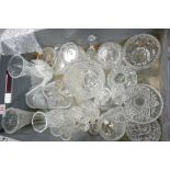 A collection of quality cut glass & crystal vases, bowls, candlesticks & similar