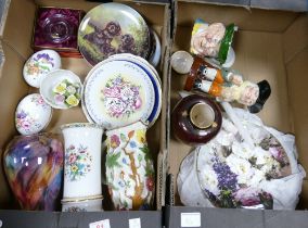 A mixed collection of items to include Royal Doulton, Oakley , Crown Devon and similar character