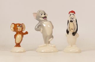 John Beswick figures Tom & Jerry and Droopy. All boxed