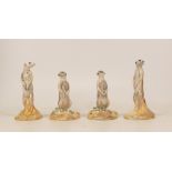 Two sets of Beswick Meerkats, Standing and Meercat Sitting, both special editions , boxed (4)