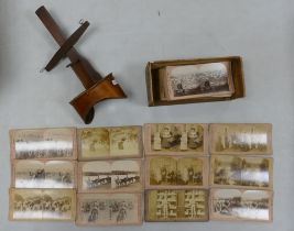 Stereoscope including slides from the Boar War