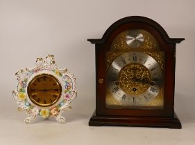 Two Mantle Clocks to include one Coalport Baronet Clock of Rococo Inspired Form together with a Late