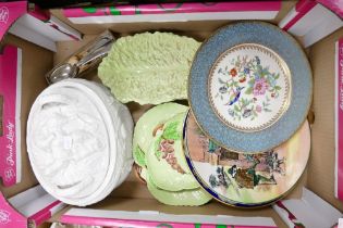 A mixed collection of items to include Portmerion pie dish, Carlton Ware Australian dishes,