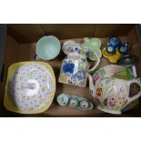 A mixed collection of items to include Beswick Ware condiment set, Masons Regency jug, Beswick 878