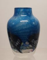 Caithness art glass vase, height 10.5cm.