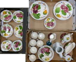 A Large Collection of Simpsons Belle Fiore Chanticleerware Dinnerware to include Bowls, Plates,