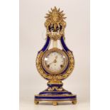 Franklin Mint Victoria & Albert Marie Antionette Clock. Height: 38.5cm