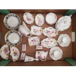 A collection of Royal Crown Derby ceramic items in various patterns to include Regency lidded