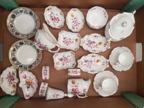 A collection of Royal Crown Derby ceramic items in various patterns to include Regency lidded