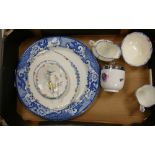 A mixed collection of items to include Paragon Foxglove part tea set, large Mason's blue & white