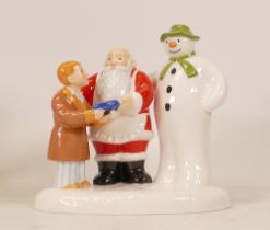 Coalport Characters The Snowman figure The Special Gift, boxed, with cert