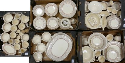 Masons Ashlea tea and dinnerware to include lidded tureen, cups, saucers, dinner plates, coffee