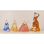 A collection of Lady Figures to include Coalport Natalie, Taking The Air & Michelle together with