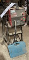 Lincoln electric mig welder and a rechargeable drill