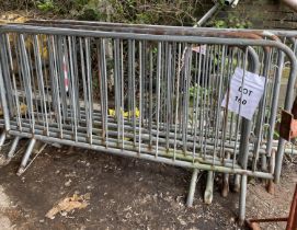 8 pedestrian barriers