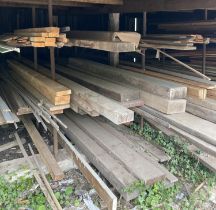 Large qty of timber sheets to include: 8' x 4', 3' x 2' in various lengths