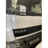 2013 DAF Tipper Hook body skip lorry 45.160 with 4462 diesel engine 7.5 TONNE. REG: SH13 BFY. Log