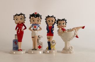 Wade Betty Boop limited edition figures to include Cheers 10 years, Rainy Days, Air hostess and