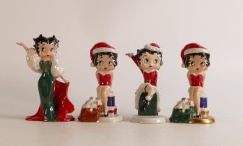 Wade Betty Boop limited edition figures to include Season Greetings, Christmas Surprise, Christmas