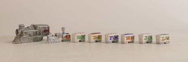 Wade Alphabet Train together with Santa train (8 pcs)