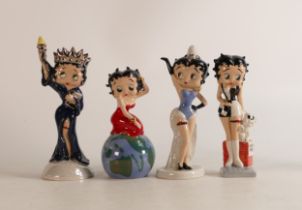 Wade Betty Boop limited edition figures to include Swinging 60's, Viva Las Vegas, Liberty and Top of