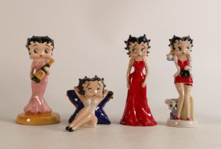 Wade Betty Boop limited edition figures to include Cheers 15 Years, Lazy Daze, Betty in Red and