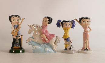 Wade Betty Boop limited edition figures to include Betty Rocks, Fantasy, Cheerleader and Pink