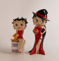Wade Betty Boop limited edition figures Toy Box and Premier Halloween. With Certificates (2)