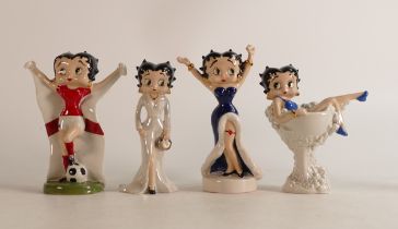 Wade Betty Boop limited edition figures to include Cheers 10 years (blue dress), Up Town Girl,