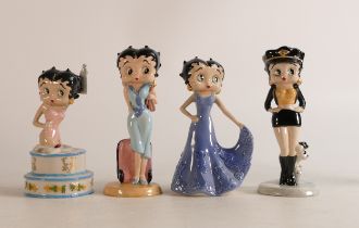 Wade Betty Boop limited edition figures to include Party Time, World Traveller, Satin & Lace and