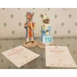 Royal Doulton Bunnykins figures to include Limited edition Punch & Judy Db234 & Db235, both with