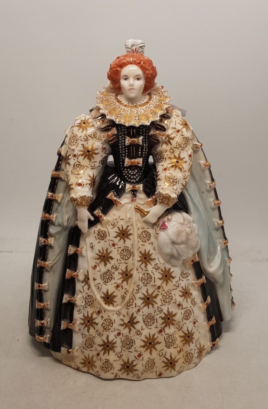 Royal Worcester figure Queen Elizabeth I.