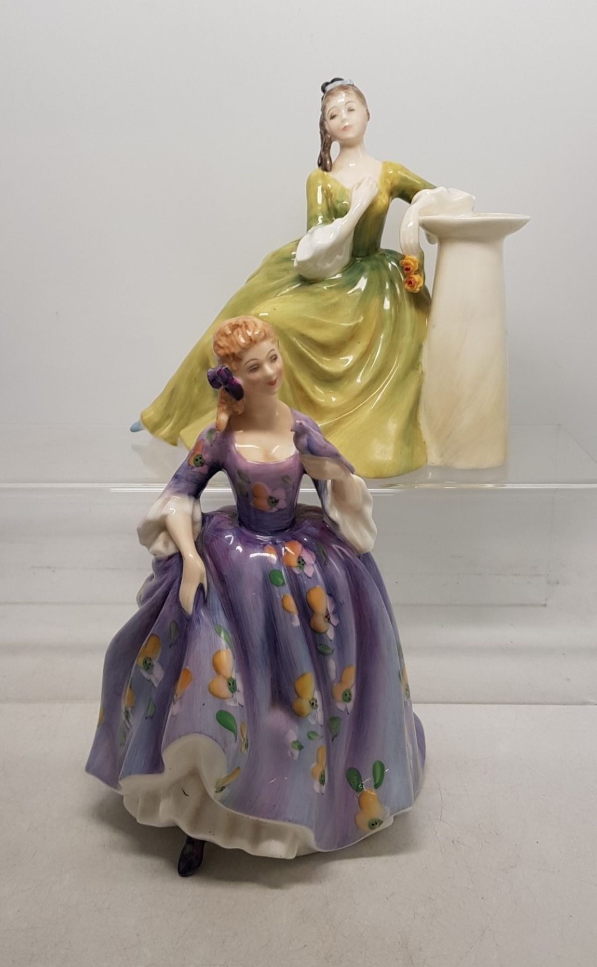 Royal Doulton lady figures Nicola HN2839 and 2nds Secret Thoughts HN2382 (2).