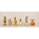 Royal Doulton Bunnykins to include Mr Bunnykin DB18, Easter Parade DB292, Easter Surprise DB225,
