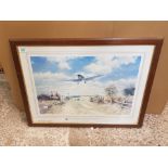 Three Aviation Prints to include After Noon by John Young G.Av.A together with First Solo and Friday