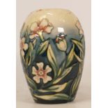 Moorcroft floral decorated trial vase, dated 23/8/2000, height 13cm